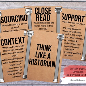 Think Like a Historian, History Decor, History Poster, Social Studies, History Class, History Defined, History Teacher, History Classroom