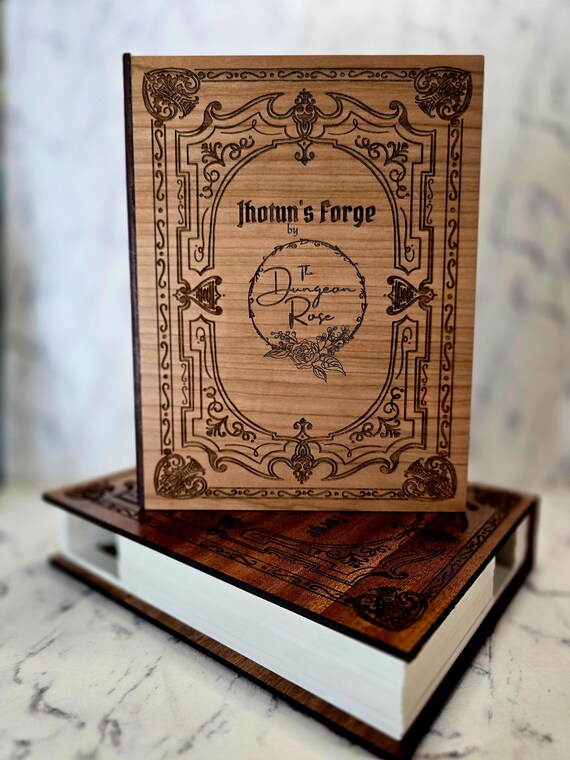 Wooden Book Dice Tower, Tome Dice Tower, Dice Tower Book, Dice Tower Arcane, Dice Tower for Board Games, Dice Tower that Rolls Onto Table