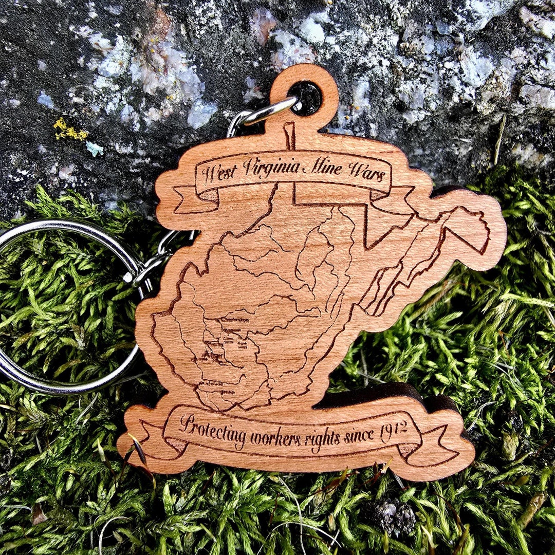 WV Mine Wars Keychain, Blair Mountain, History Keychain, Redneck ...