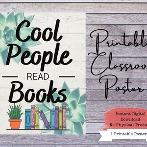 Read Books Poster, Reading Posters, Book Classroom Decor, English Classroom, English Teacher, Literature Classroom, Literature Teacher