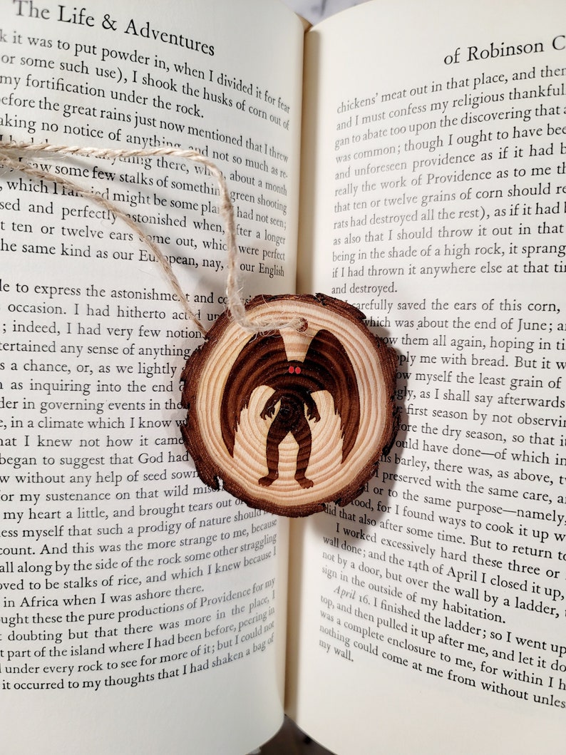 Mothman Ornament, Cryptid Core, Cryptid Collector, Cryptid Decorations, Cryptid Halloween, Halloween Ornaments, Mothman Gift image 6