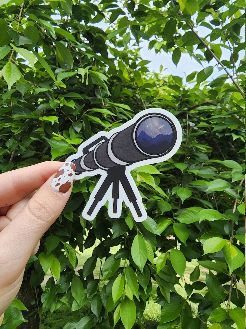 Telescope Sticker, Mountains Sticker, Appalachian Sticker, Nature ...