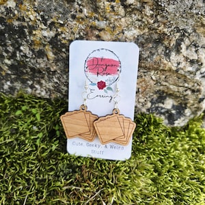 Archival Folders Dangle Earrings, Archival Storage, Archivist Earrings, Archive Jewelry, Museum Earrings, Museum Artifacts, Archival Boxes