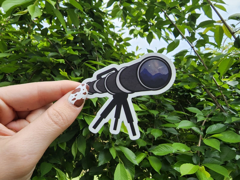 Telescope Sticker, Mountains Sticker, Appalachian Sticker, Nature ...