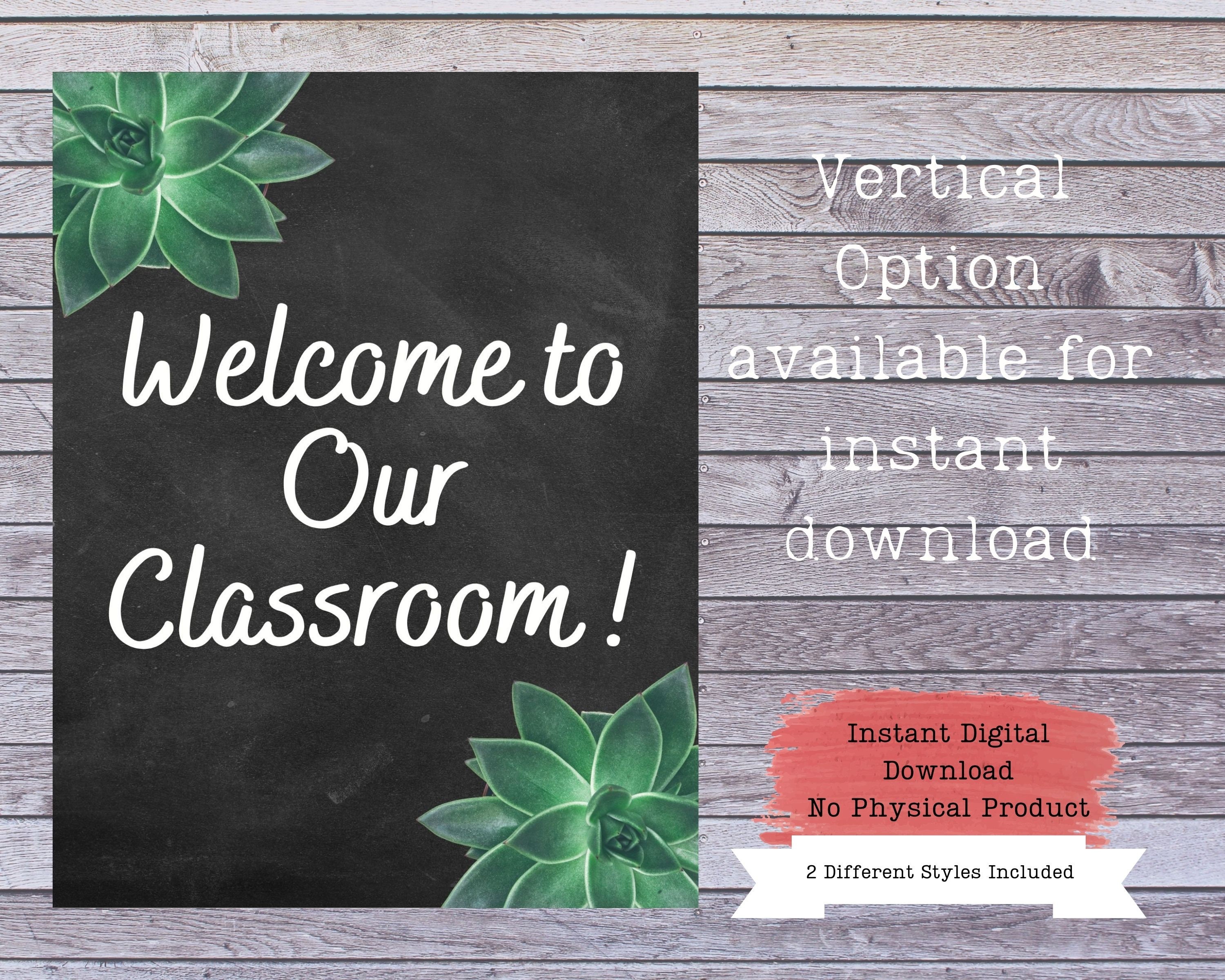 Welcome to Our Class, Class Poster, Classroom Signs, Classroom Posters ...