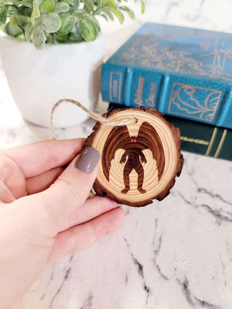 Mothman Ornament, Cryptid Core, Cryptid Collector, Cryptid Decorations, Cryptid Halloween, Halloween Ornaments, Mothman Gift image 7