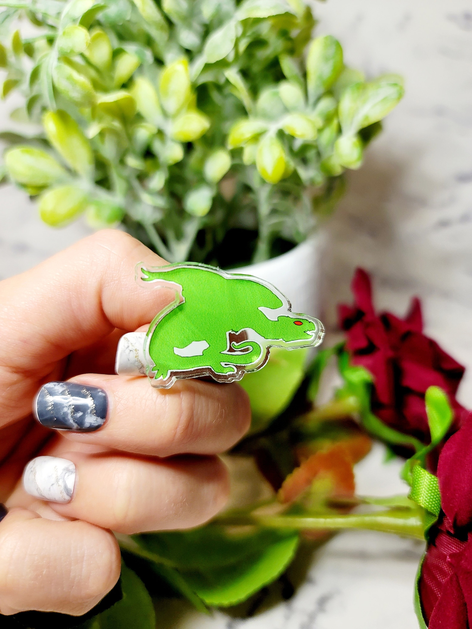 Snallygaster Pin, Cryptid Lore, Cryptid Pin, Cryptid Buttons, Cryptid ...