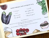 Custom recipe card single - DIGITAL