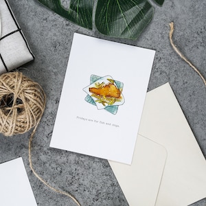 Carta del venerdì Fish and Chip (A6)
