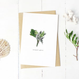 Carte Bouquet Garni (A6)