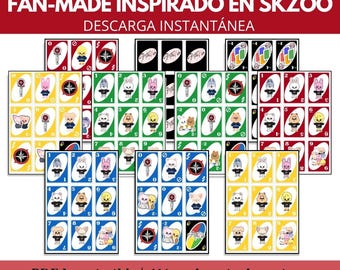 Printable UNO-style Card Game | Fan-Made Game Inspired by SKZoo | K-Pop Printable Game