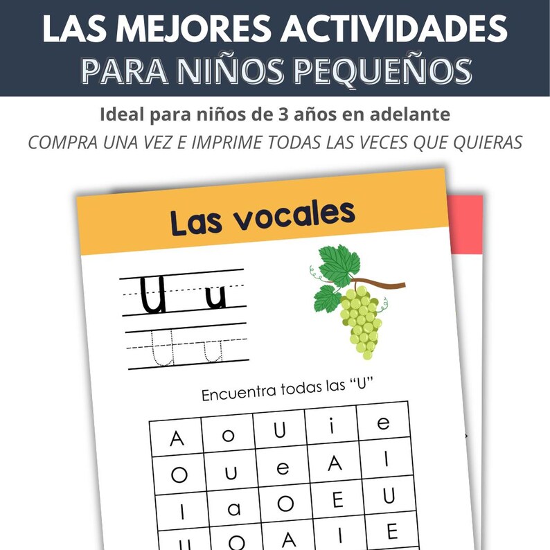 Cuaderno de Actividades para Preescolar | PDF Imprimible | Ejercicios ...