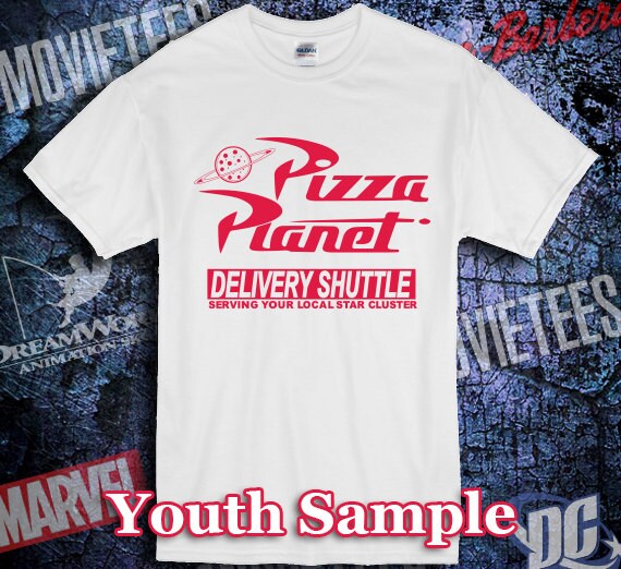 black pizza planet shirt
