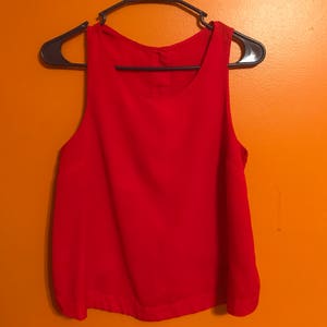 Classy Back Button down Tank