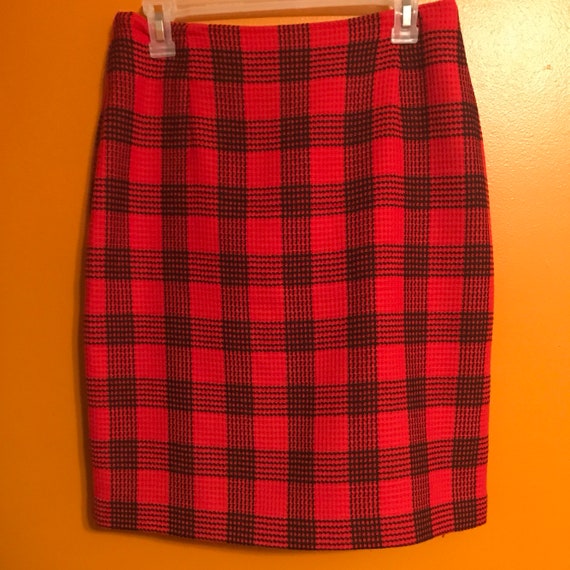 High waist "Clueless" checkered Skirt - image 3