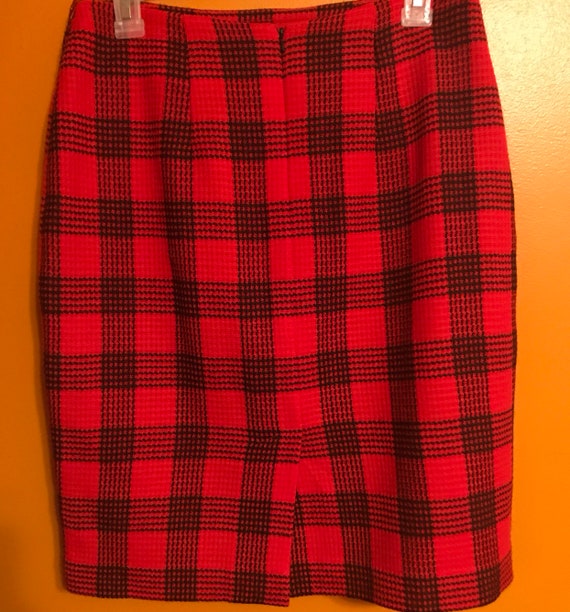 High waist "Clueless" checkered Skirt - image 4