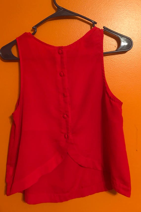 Classy Back Button down Tank - image 2