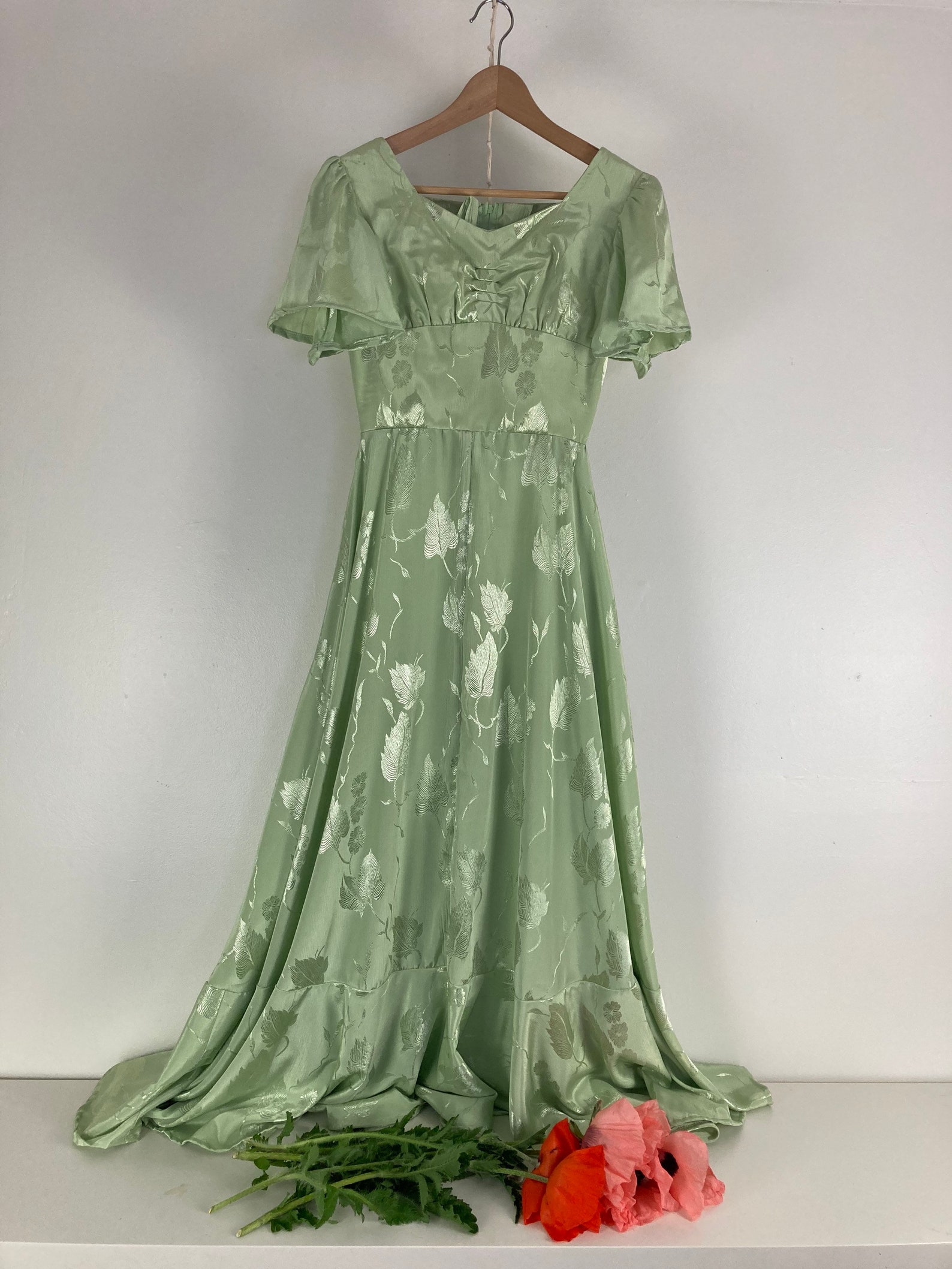 Seafoam grün 1930 Vintage inspiriert Kostüm Kleid | Etsy