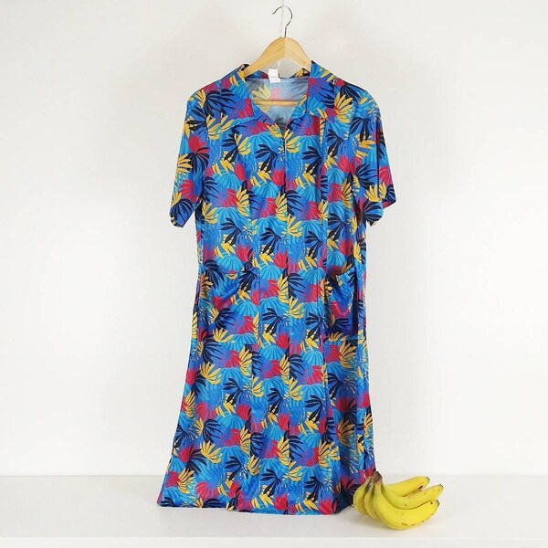 Cotton Via Dress - Banana Leaves main image 0