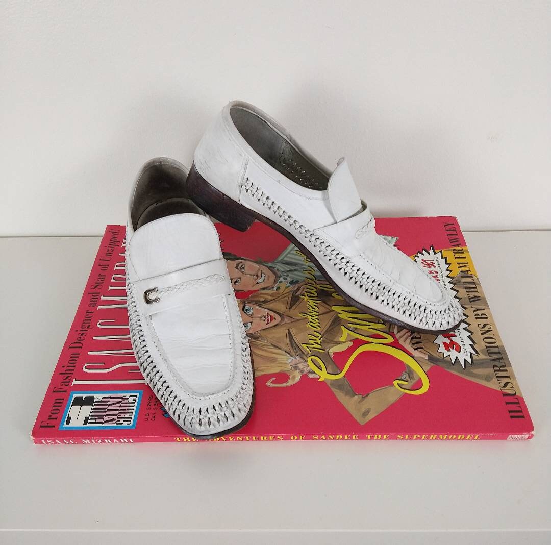 Mens White Loafers - Etsy