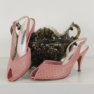 Pink Slingbacks Etsy Canada