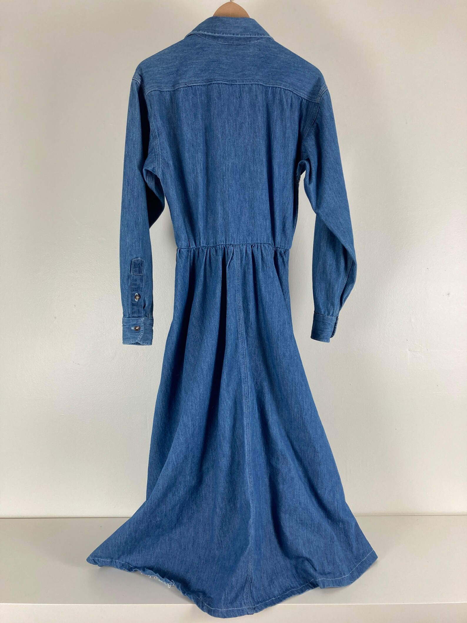 Vintage Ralph Lauren Blue Jean Denim Shirtwaist Dress | Etsy