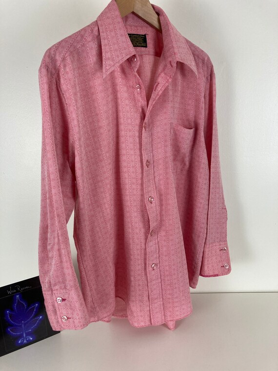 Pink Toned Red & White Frontier Style Vintage Men… - image 5