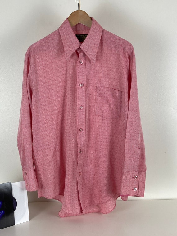 Pink Toned Red & White Frontier Style Vintage Men… - image 8