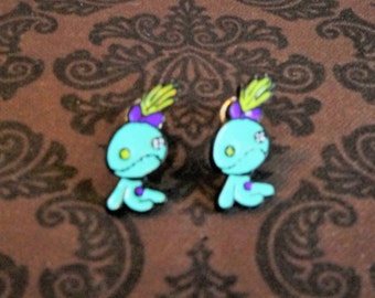 Lilo and Stitch Disney Inspired Scrump Earrings  (iheartpinbags.com)