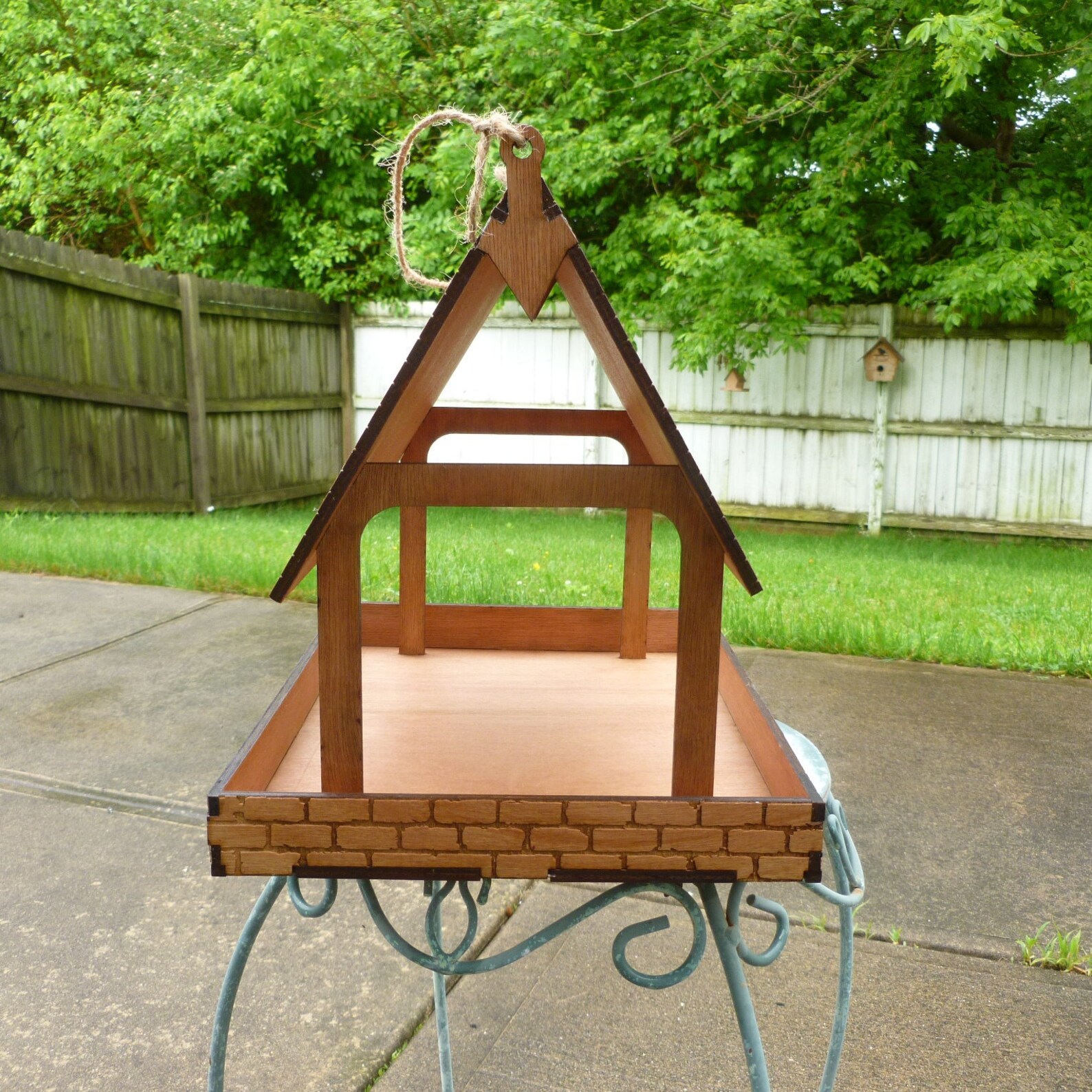 Beautiful Bird Feeder Custom Engraved Wooden Birdfeeder. Etsy