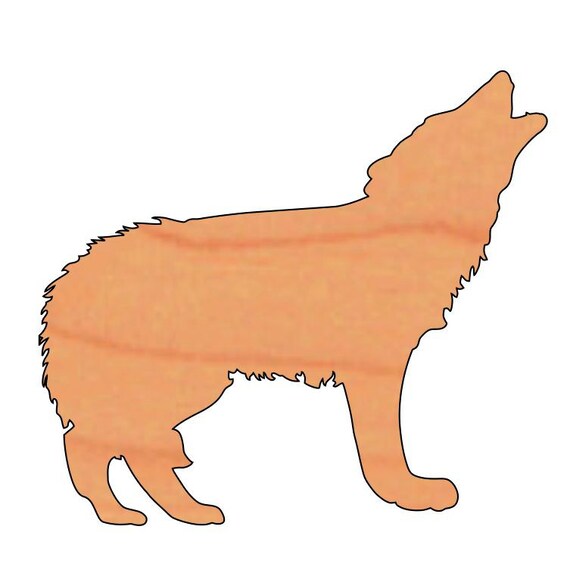 laser cut wolf wild animals cutouts and forest animals come etsy