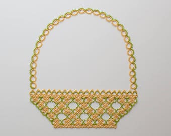 Basket Tatting Pattern