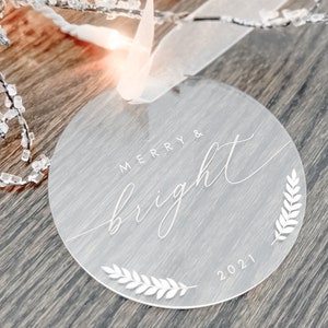 Lot de 12 décorations de Noël 2023 SVG, fiançailles, marié, bébé, première maison, testé par Glowforge, fichier numérique, fichier de découpe laser
