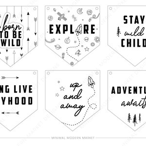 9 SVG Files Baby Boy Nursery / Playroom Signs Bundle, Glowforge Tested, Modern Nursery Signs, Laser Cut File, Vector Cut, Laser Cut Signs image 2