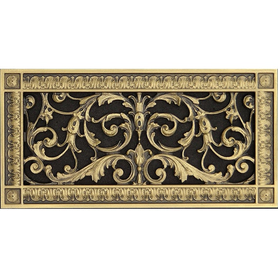 Decorative Vent Cover Grille Louis Xiv Style Rr 203 0614 Etsy