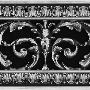 Louis XIV Style Decorative Vent Cover:  4 Inch Series