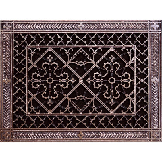 Decorative Vent Cover Grille Arts And Crafts Style Etsy