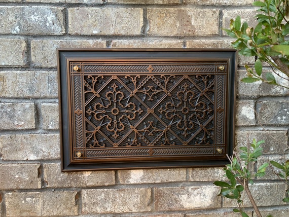 Decorative Foundation Vent Cover And Crawl Space Vent Cover Etsy