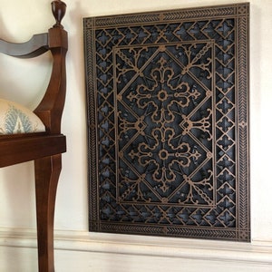 Magnetic Return Air Filter Grille | Craftsman Style