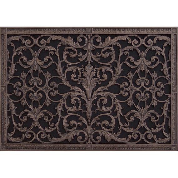 Decorative Vent Cover Grille Louis Xiv Style Rr 203 2030 Etsy
