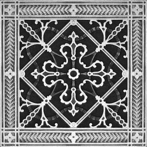Craftsman Style Decorative Vent Cover:  8 Inch Series