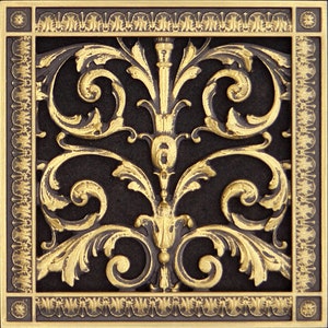 Louis XIV Style Decorative Vent Cover:  10 Inch Series