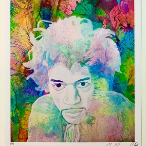Jimi Hendrix Limited Edition Prints - 11&quot;x13&quot;