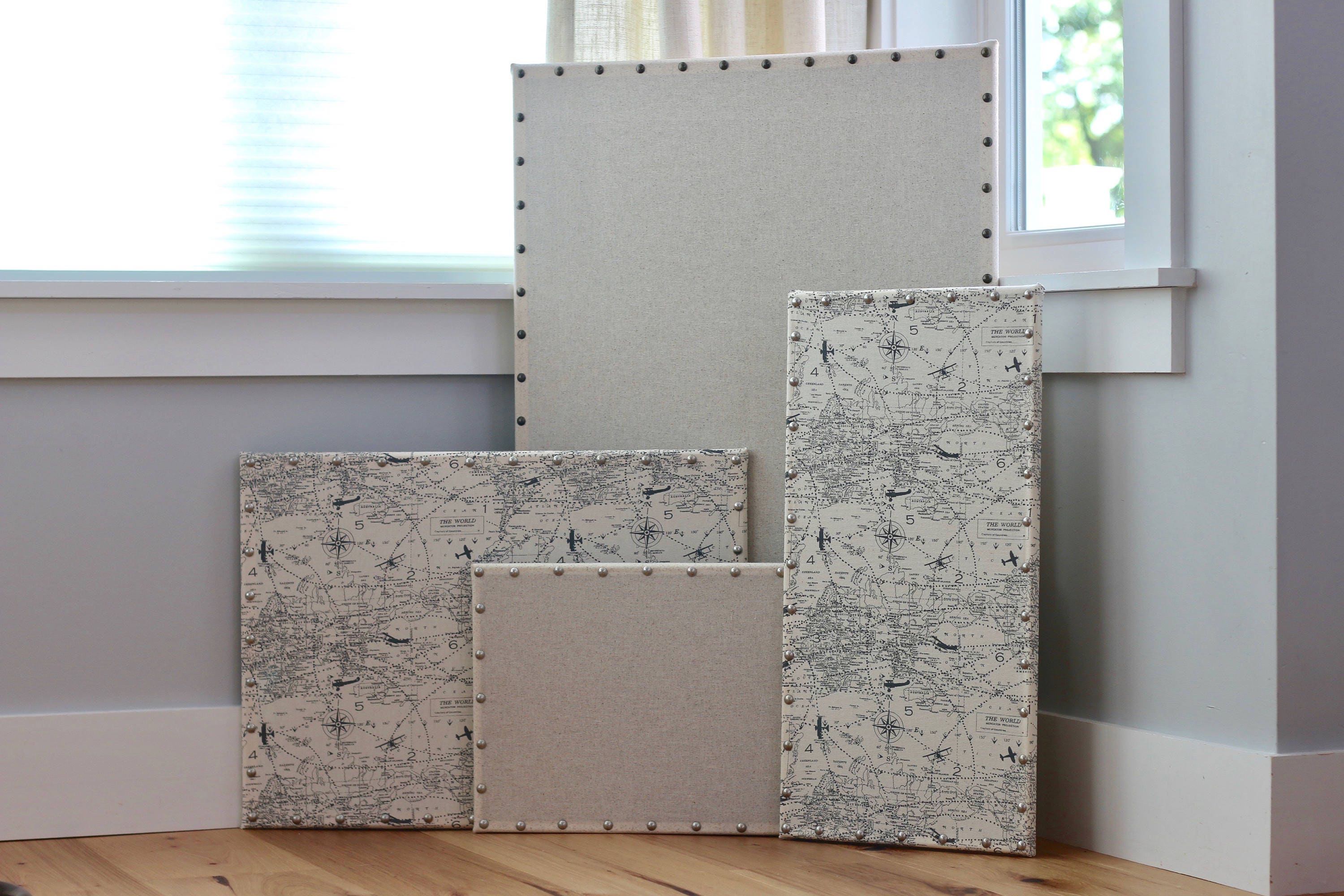 23 x 35 Linen Pin Board Etsy