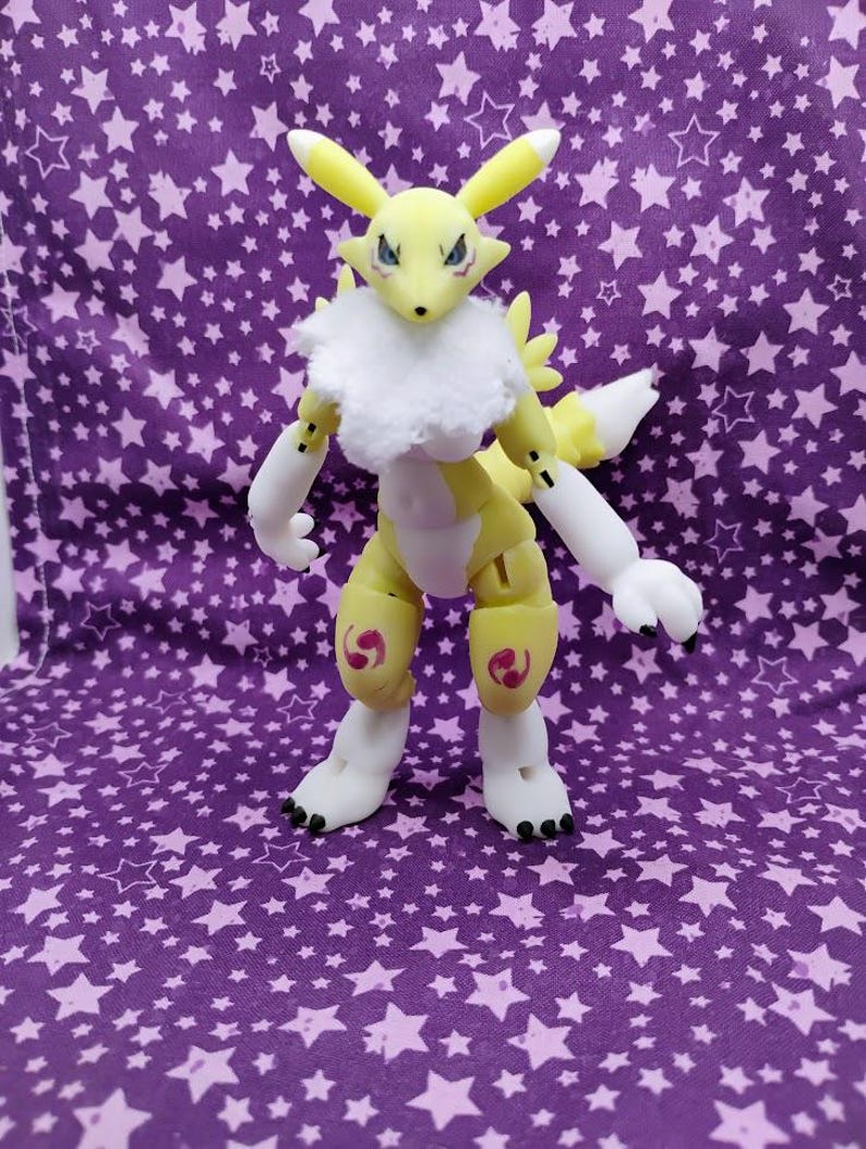 Renamon Rigged Model Renamon Doll - Redux - STL Download - Etsy