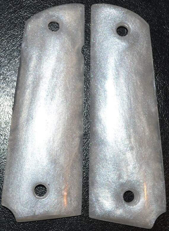 Rock island 1911 full size pistol grips pearl slim Etsy