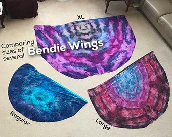 Prophetic - Worship Flag - Praise Dance - Dyed Silk - Custom, Prophetically Hand-Dyed Bendie Wings/Rounds