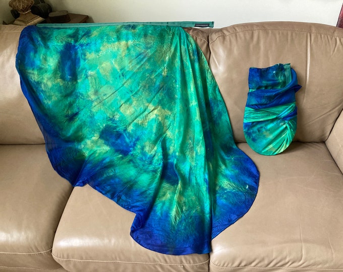 Prophetic Silk Flag Worship Flag Praise Dance Dyed Etsy