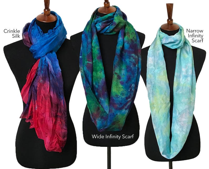 Prophétique Foulard de soie Soie de prière Cadeau pour femmes Châle de prière Cadeaux chrétiens Foulard de soie personnalisé et prophétiquement teint à la main image 5