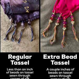 Prophetic - Prayer Shawl - Dyed Silk - Christian Gifts - Praise Dance - Custom, Prophetically Dyed Oversized Tallit image 2